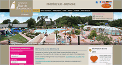 Desktop Screenshot of camping-bretagne-douarnenez.com